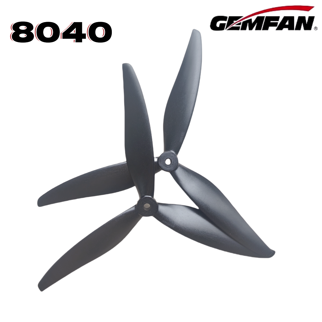 Drone Gimbal Controller - Gemfan 8040 8X4X3 3-blade 8-inch Propeller